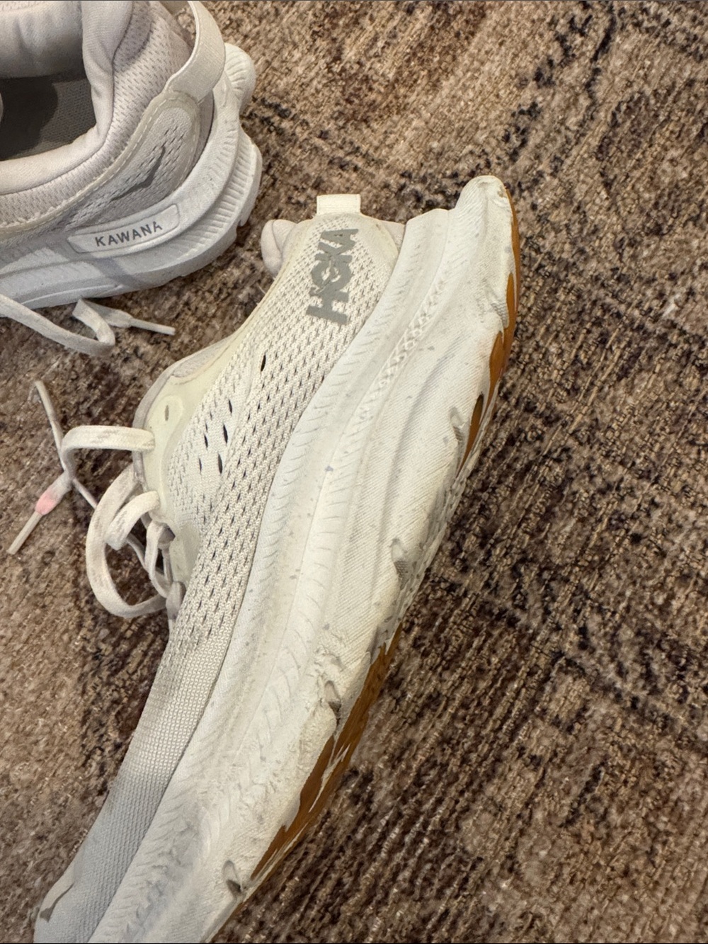 White Hoka Kawana 2 Sneakers - Picture 4 of 5